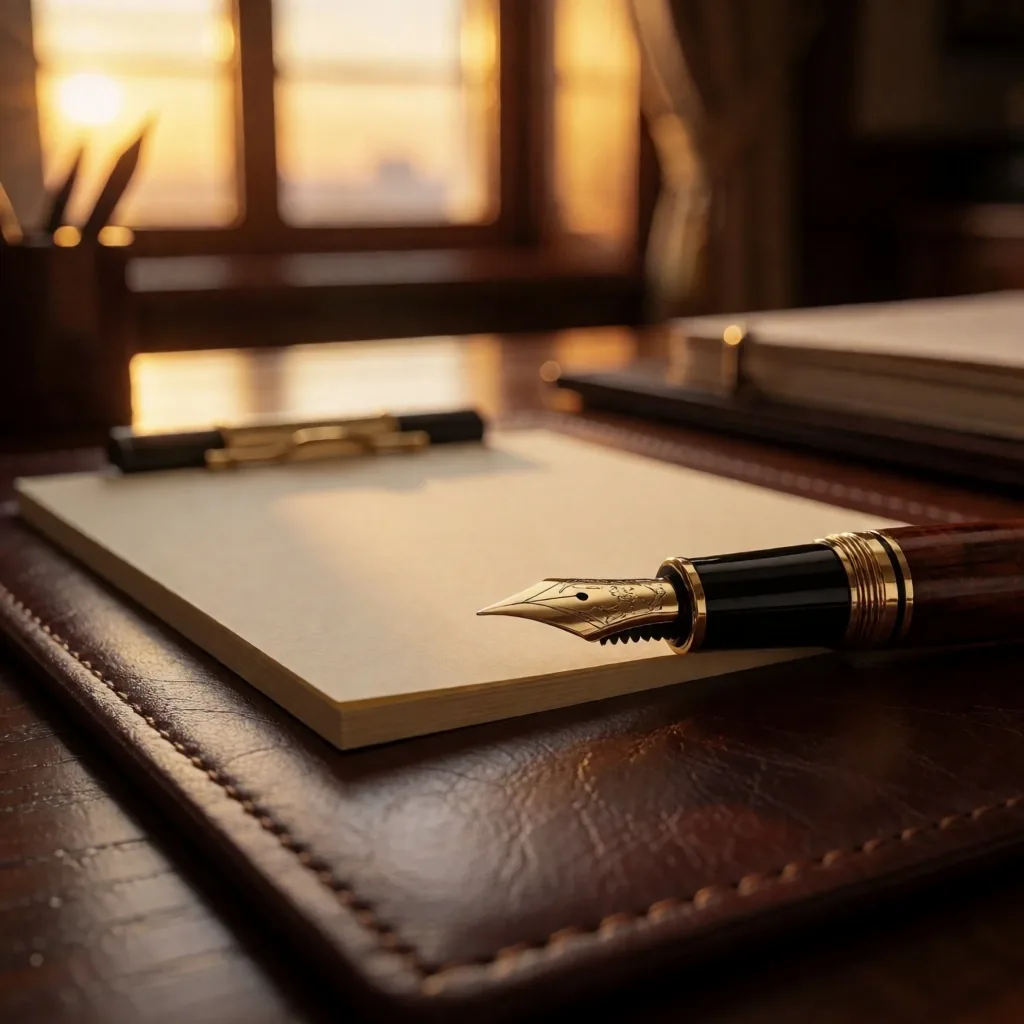 Beyond Lanterns Consulting ofisinde deri masa üstü detay